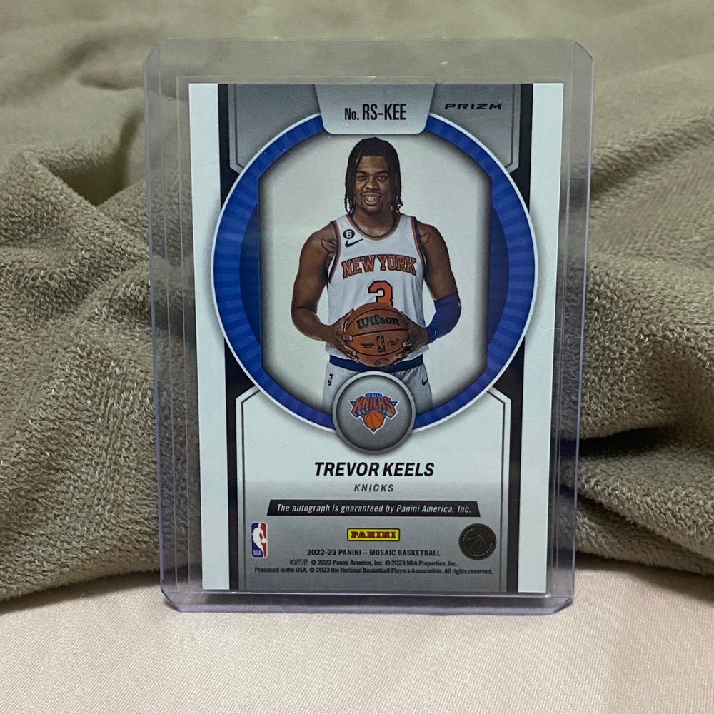 2022 Panini Mosaic Basketball Trevor Keels Scripts Rookie Auto!! - Picture 2 of 2